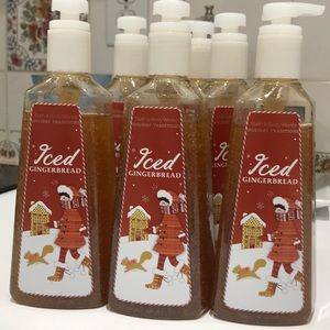 Bath and Body Works iced gingerbread hand soaps.
